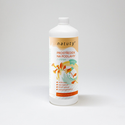Prostředek na podlahy s vůní citronu natuty