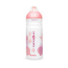 Antibakteriální sportovní láhev s krytkou nanosilver® čirá/ růžová (Barva růžová)