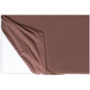 HEDDA prostěradlo Jersey Lycra Premium tmavě hnědé