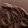 prostěradlo jersey lycra premium tmavě hnědé 1