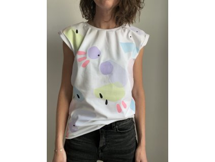 Tričko ABSTRAKT/flower