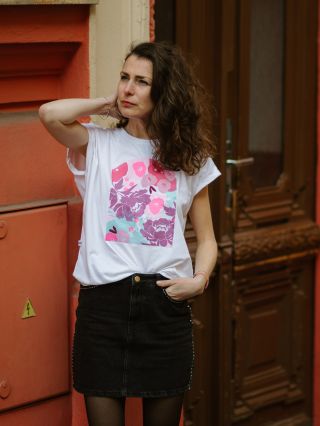 Už nám to začíná - počasí na triko - ( s mikčou 🙃 ) ☀️• triko MEADOW • a jemu podobné, budou brzy plnit eshop ( a vaše...