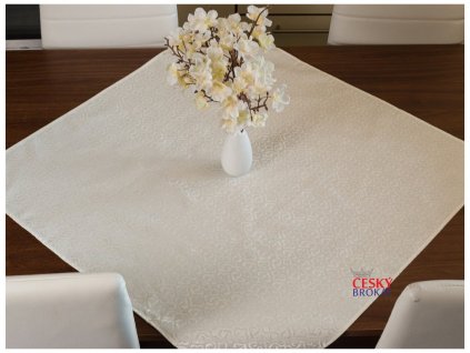 Tablecloth Odaska 77x77 Gothic cream