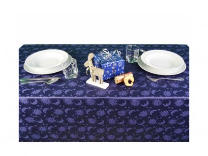 Tablecloth Odaska SUN midnight blue