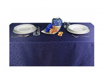 Tablecloth Odaska STARS midnight blue
