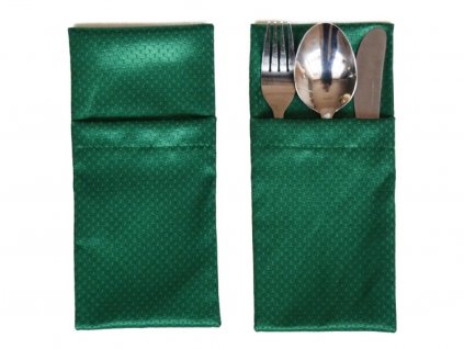 Cutlery pocket Odaska set 2 pcs GLOW green