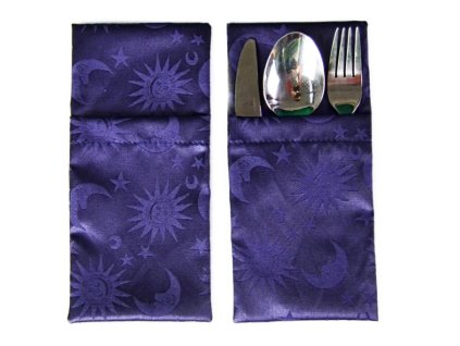 Cutlery pocket Odaska set 2pcs SUN midnight blue