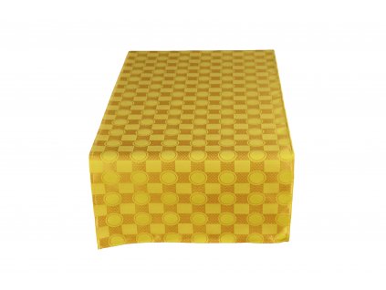 Odaska tablecloth 40x140 GLOW AND OVAL gold