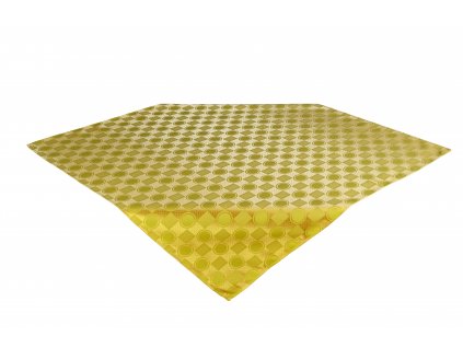 Tablecloth Odaska 77x77 GLOW AND OVAL gold