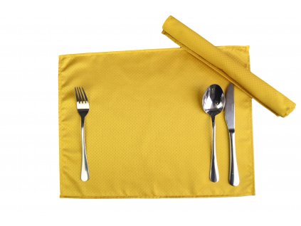 Tablecloth Odaska place setting 30x40 set 2 pcs GLOW gold