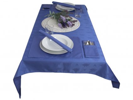 Tablecloth Odaska place setting 30x40 set 2 pcs STRIPES lila