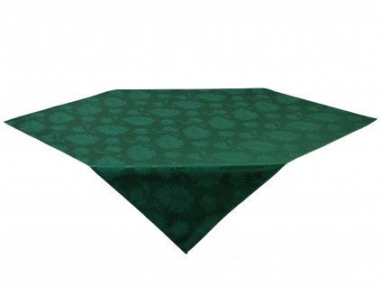 Tablecloth Odaska 77x77 PAPYRUS PLANT emerald