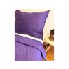 Bedding set CO damask Onest 70x90+140x200 LEAVES purple