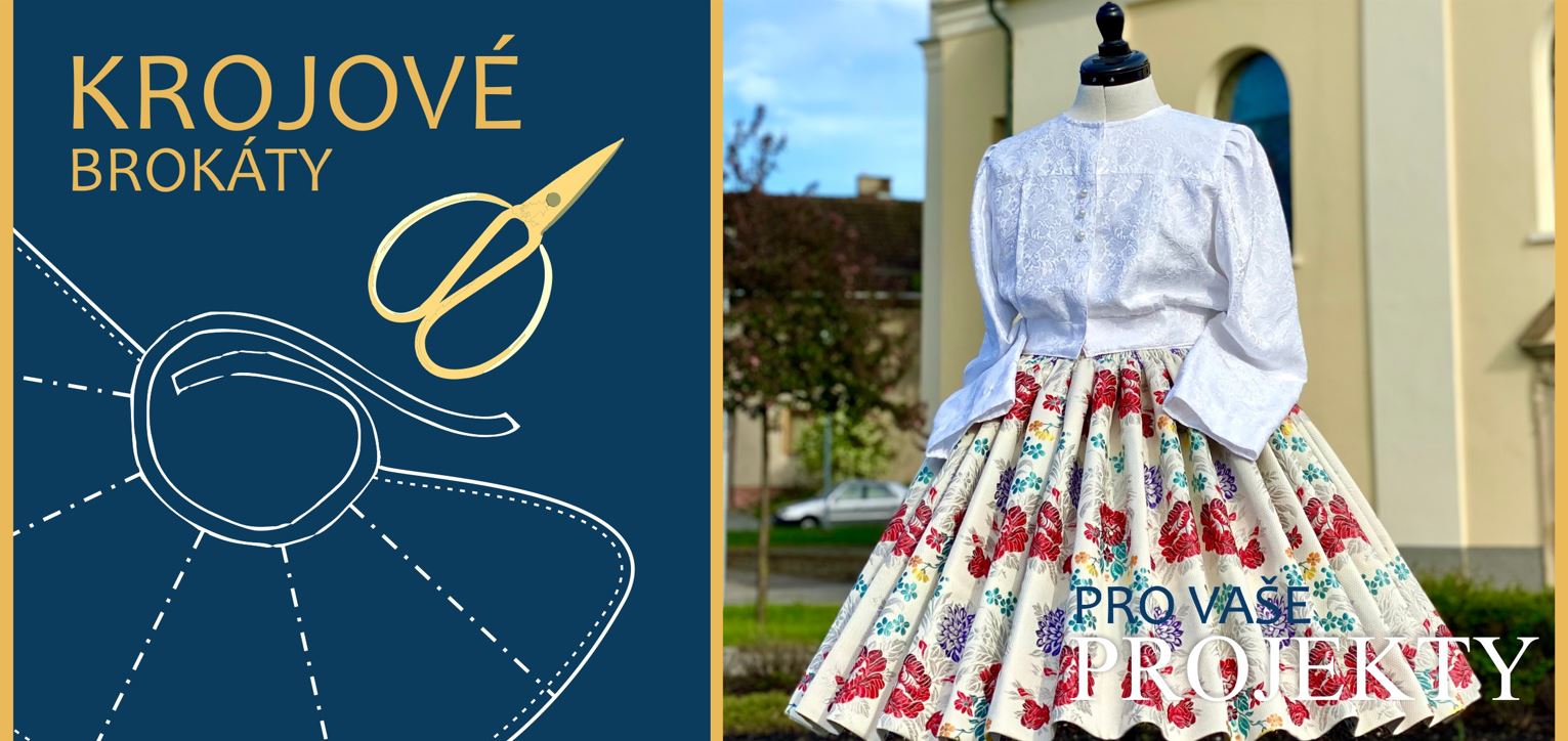 Rozmanitost a krása krojových brokátů