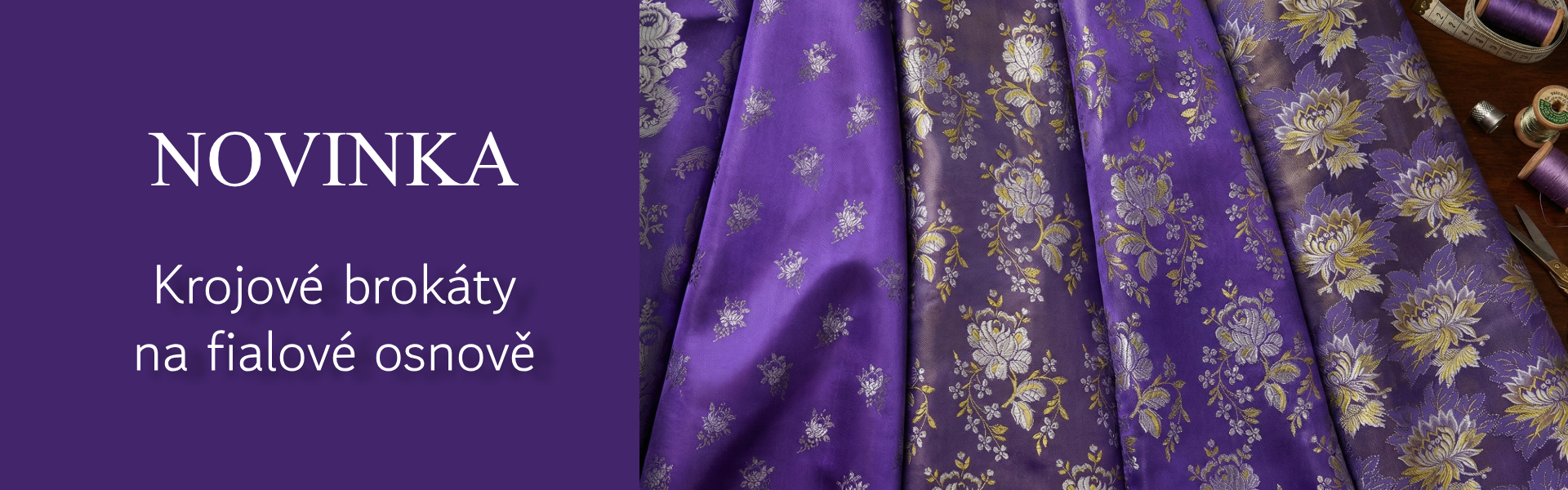 Novinky - krojové brokáty