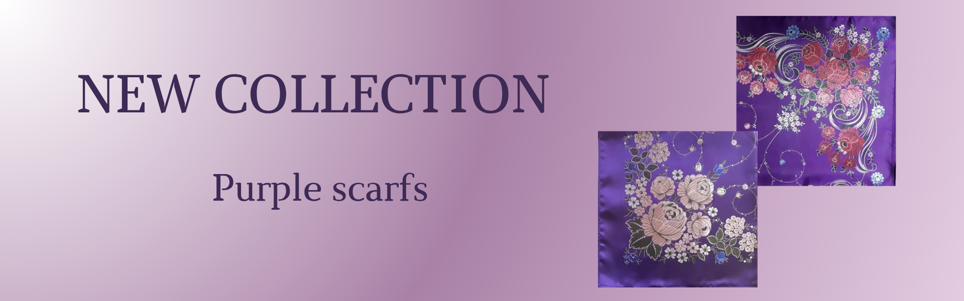 Purple scarfs