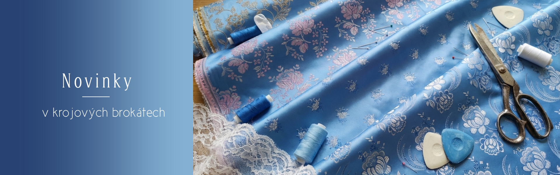 Novinky - krojové brokáty