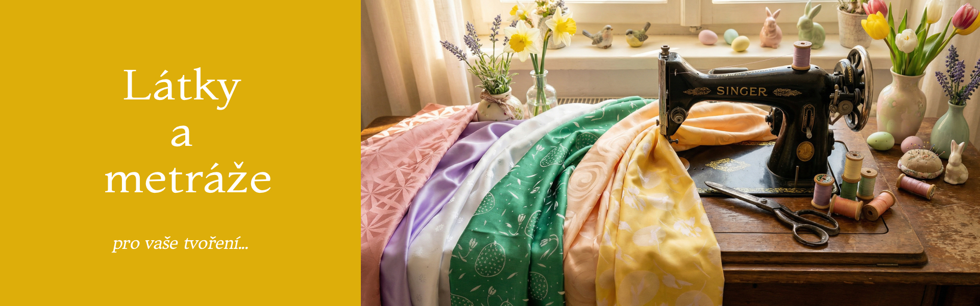 Jarní látky a metráže