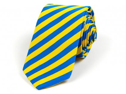 51402192 kravata bikolora svedsko zluta modra