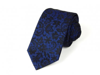 51402288 kravata floral modra