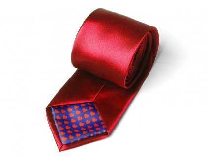 51402094 kravata sate lavabl srdicka cervena