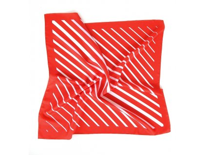 Scarf PESh 70x70 print navy stripe