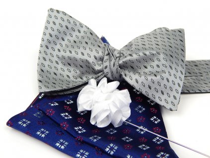 Men's accessories set blue/gray
