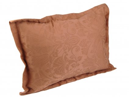 Pillow case with border Onest 30x40 FLORAL brown