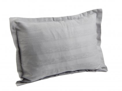 Pillow case with Onest trim 30x40 STRIPES light grey