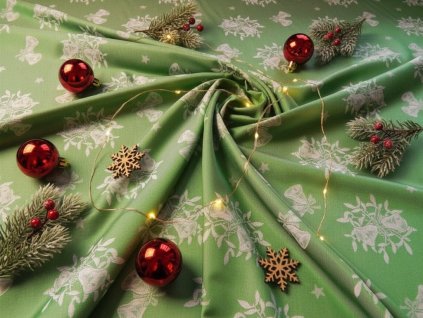 Odaska 163 bells and mistletoe green
