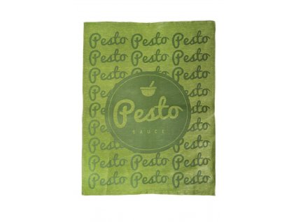 Utěrka bavlna/len 50x70 pesto