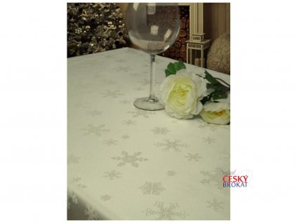 Tablecloth Odaska place setting 30x45 set of 2 pieces flakes cream
