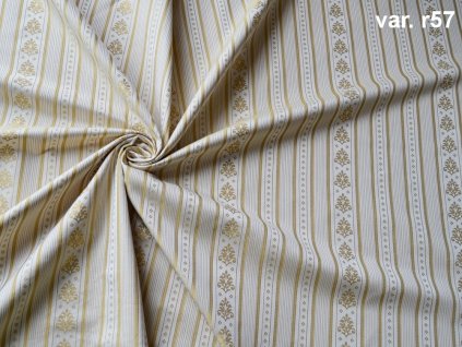 Historical brocade 160 50749 Ornament ivory | R57