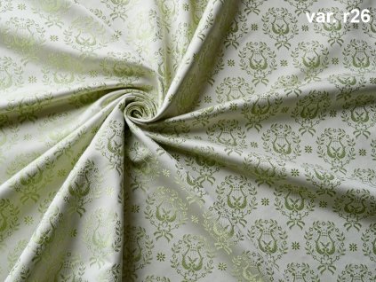 Historical brocade 152 50749 Harp ivory