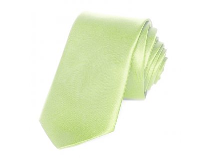 Tie PESh 7 cm satin green