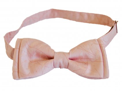 Bow tie ČH 700 leaf tendrils pink