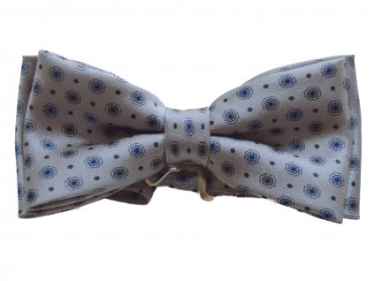 Bow tie CH 700 classic print silver