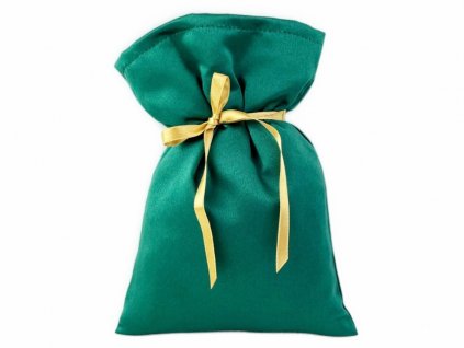 Gift bag PESh satin emerald green