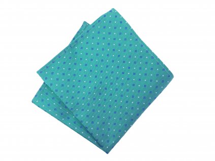 Handkerchief ČH 409 square green KRB