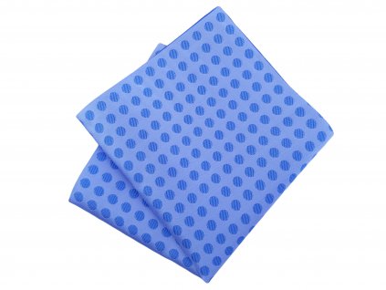 Handkerchief PESh 400 polka dots light blue KRB