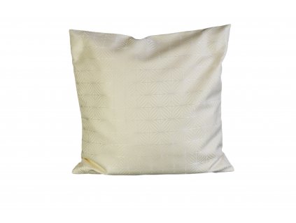 Pillow case brocade 50x50 DIAMOND ivory