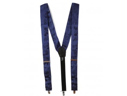 Men's suspenders VSh 053 GERBERA blue