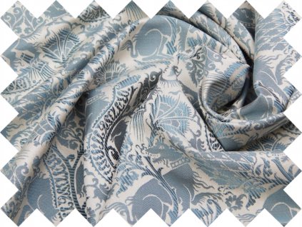 Brocade sample 5x10cm 50749 DOG AND THISTLE ecru | R36