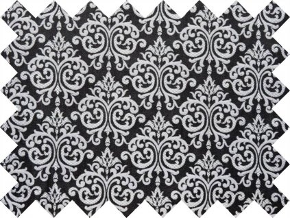 Brocade sample 5x10cm 51308 ORNAMENT black | 19