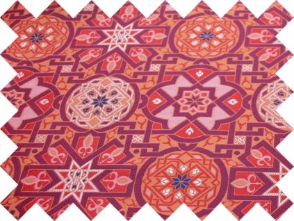 Brocade sample 5x10cm 51332 GRANADA red | 33