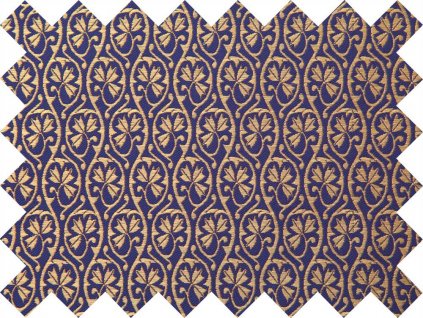 MH001210 R5220 15 modrá osnova Luxusní brokát 160 51323 BŘEČŤAN MALÝ modrá 1