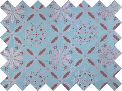 29742 4 mu001740 luxusni brokat 160 50749 lance floral modra r5254 35 modra osnova vinovaruzova