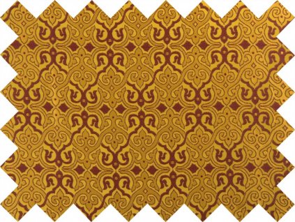 Brocade sample 5x10cm 51323 GOTHIC yellow | 111