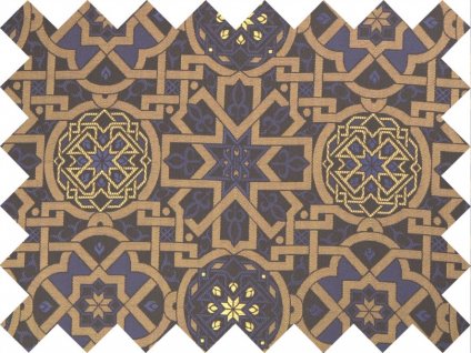 Brocade sample 5x10cm 50749 GRANADA black | 29