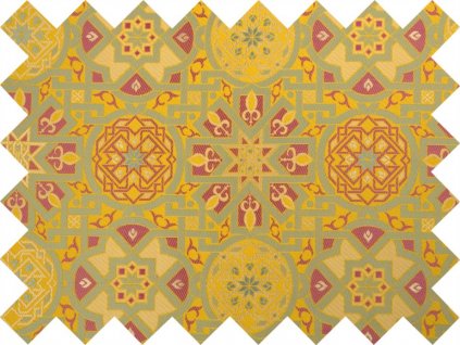 Brocade sample 5x10cm 51332 GRANADA yellow | 81
